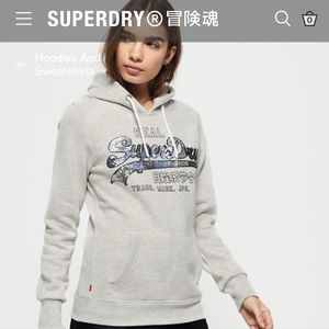 MINT condition Superdry Sequin Hoodie